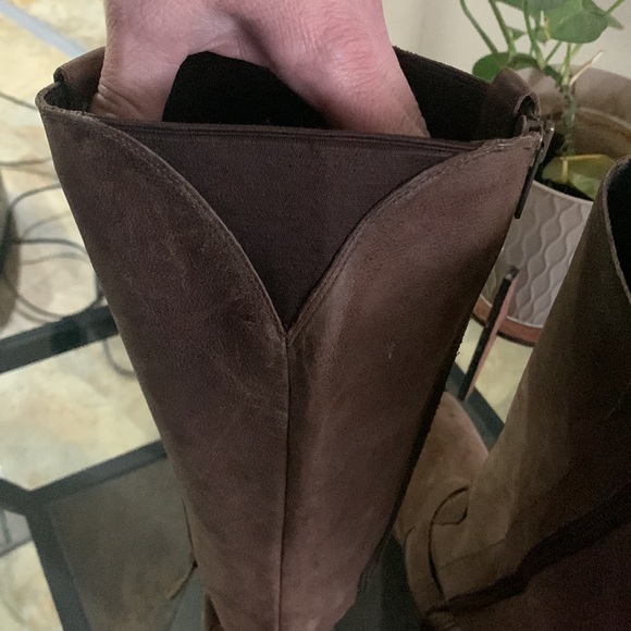 🔥1/2 of Summer Sale!🔥 COLE HAAN/NIKE AIR Collab.‘ Petra’ Leather Riding Boots - Picture 7 of 11